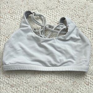 White Born Primitive Strappy Sports Bra